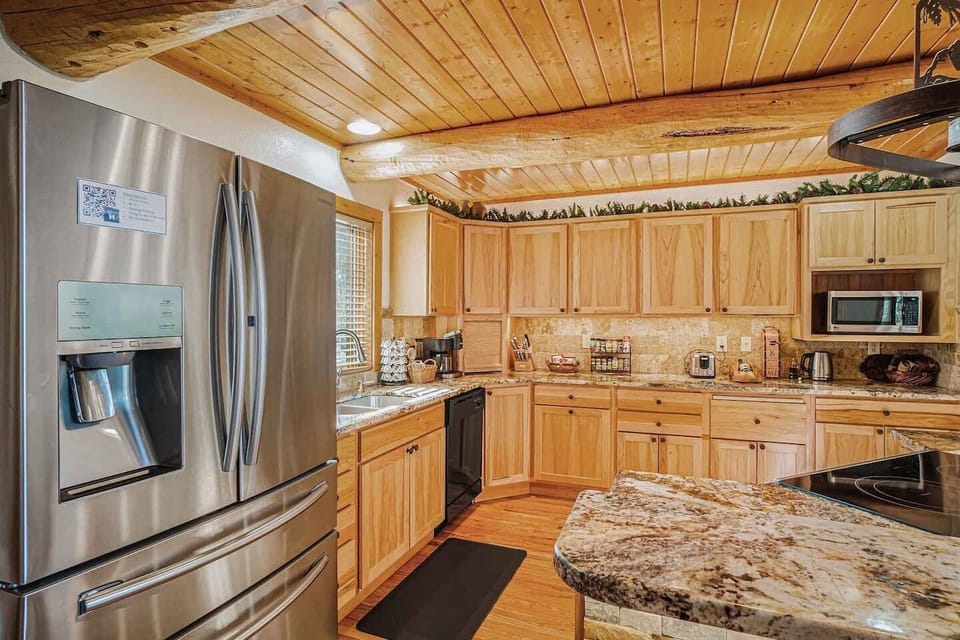 Fully stocked kitchen