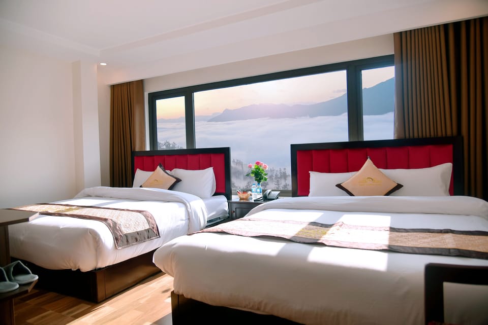 Panoramic Quadruple Room | Desk, iron/ironing board, free WiFi