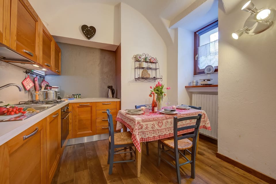 Kitchen and dining area