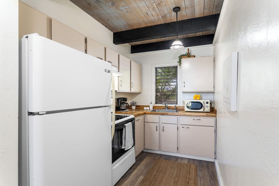 Kitchen fully stocked with all your cooking needs
