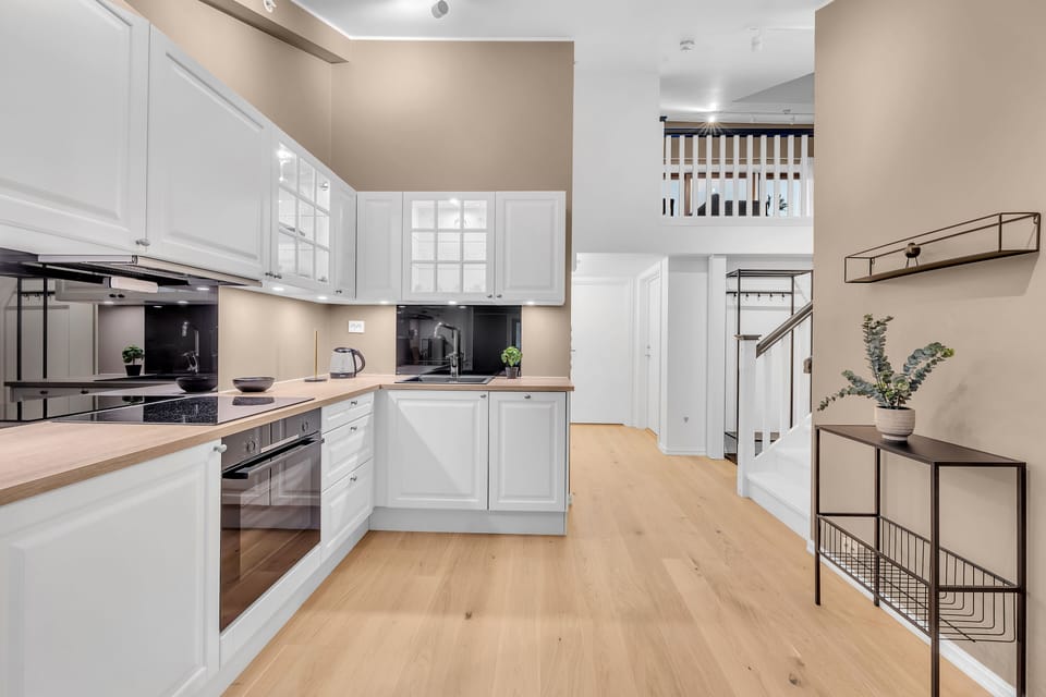 Sult   3 Bedroom Apartment | Private kitchen | Full-size fridge, oven, stovetop, dishwasher