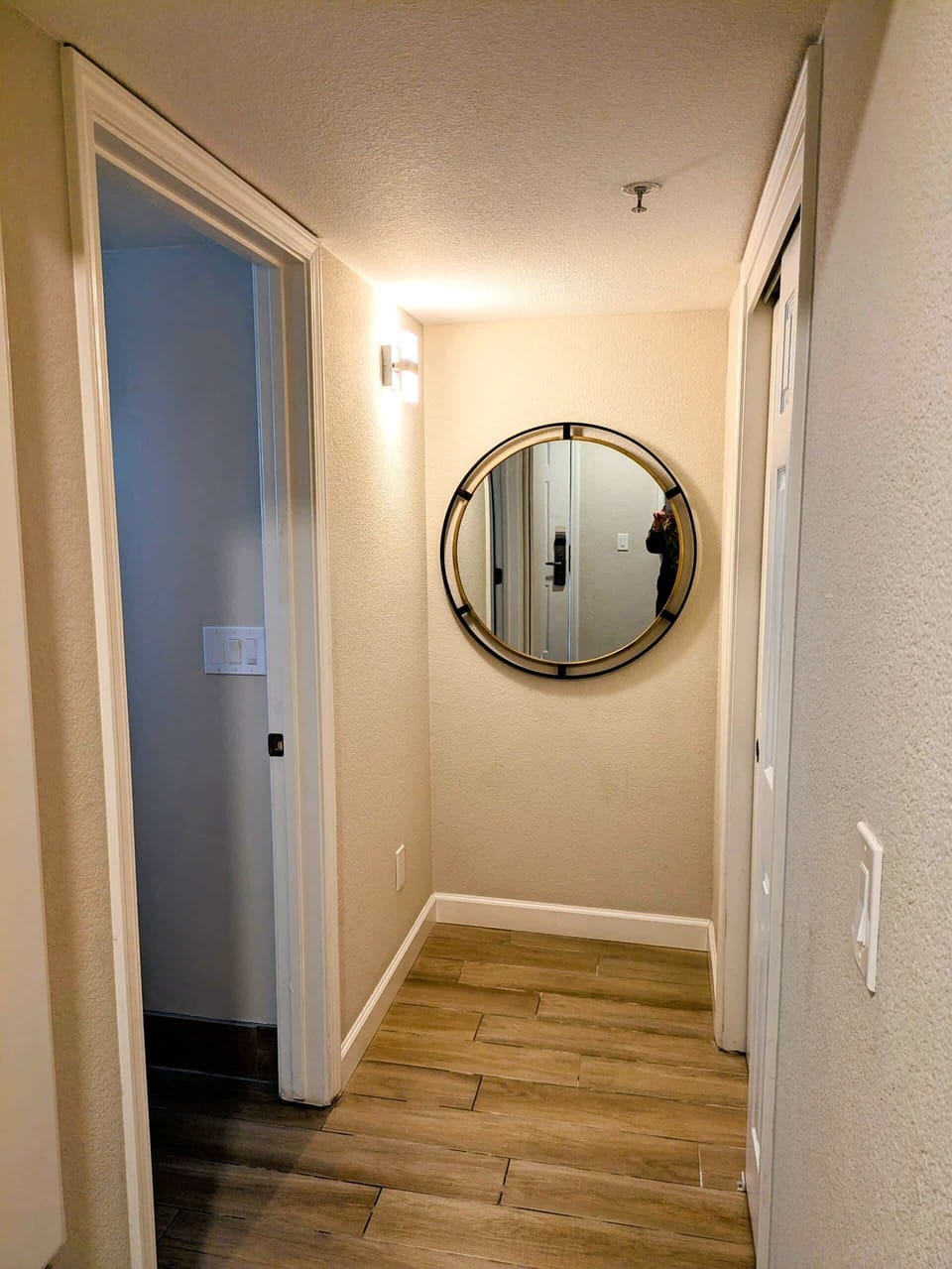 View to the Bathroom and Closet 