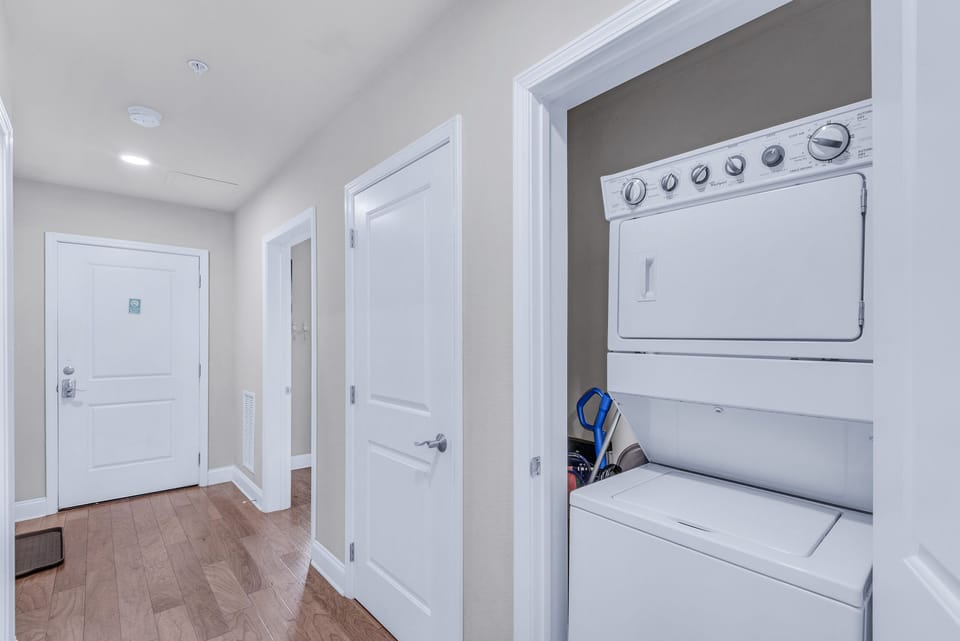 Indoor laundry for your convenience
