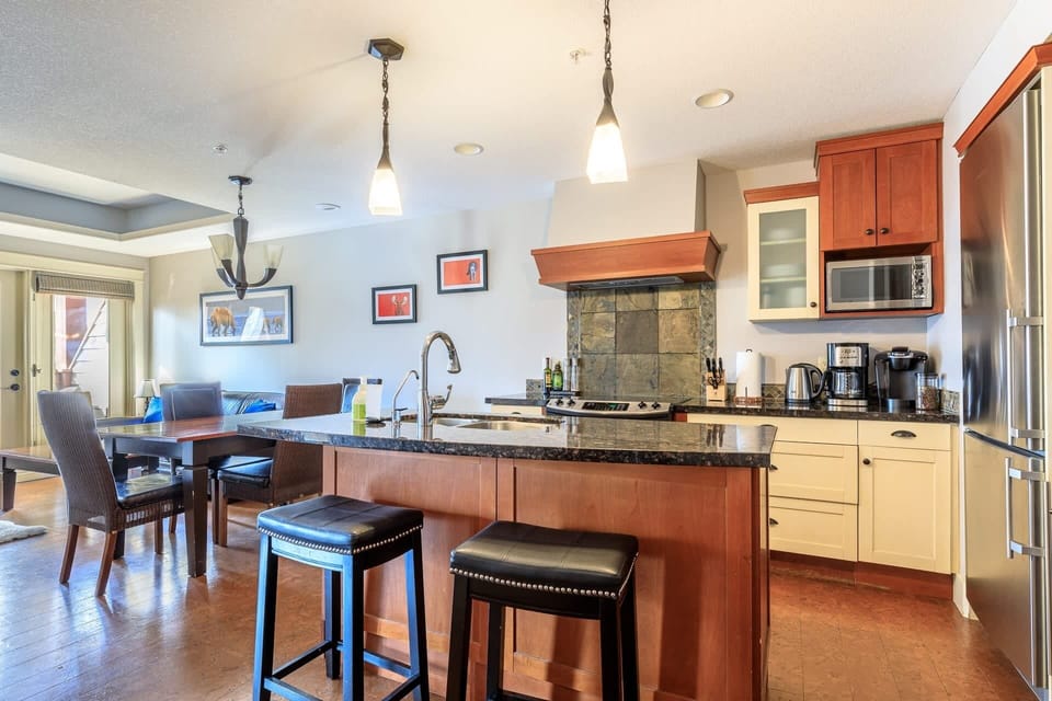 Enjoy a bite to eat at the breakfast bar