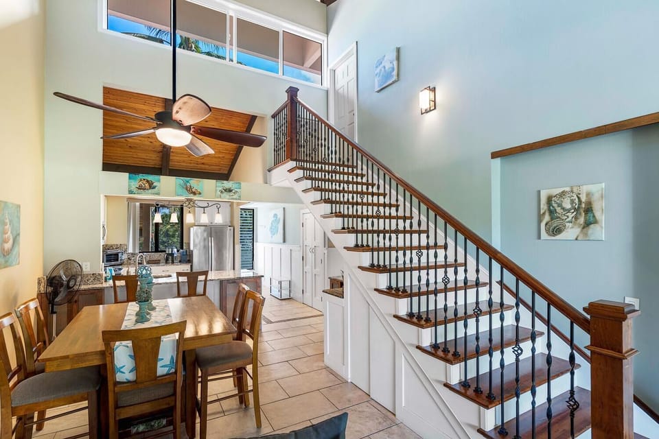 Stairs to 2nd floor guest room