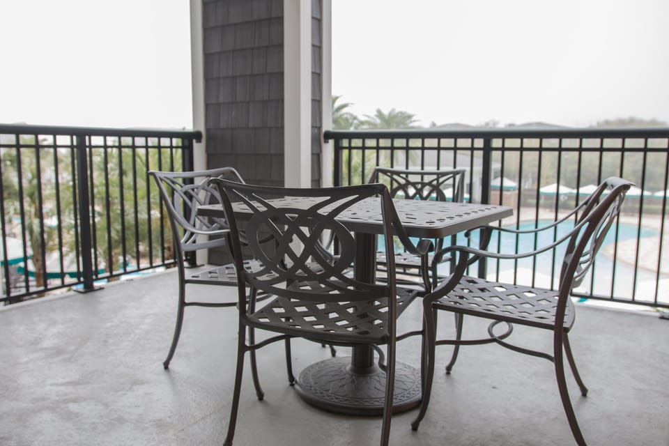 Your furnished balcony or terrace is the perfect place to relax after a wonderful day.