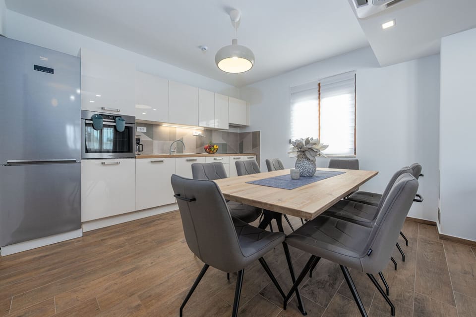 Villa, 3 Bedrooms, Accessible, Private Pool | Private kitchen | Microwave, oven, dishwasher, electric kettle