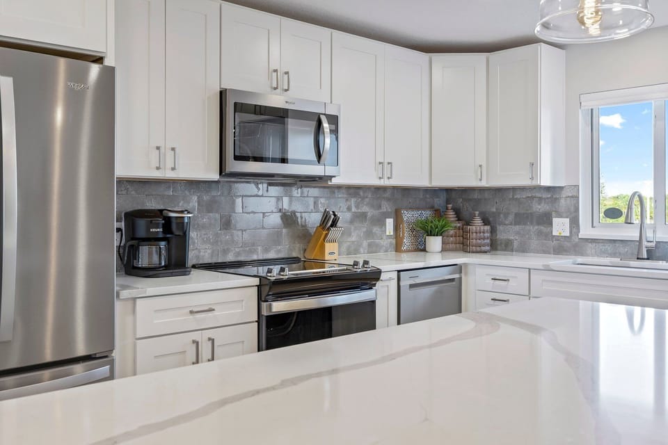 Fully stocked modern kitchen ready for home-cooked meals and gatherings