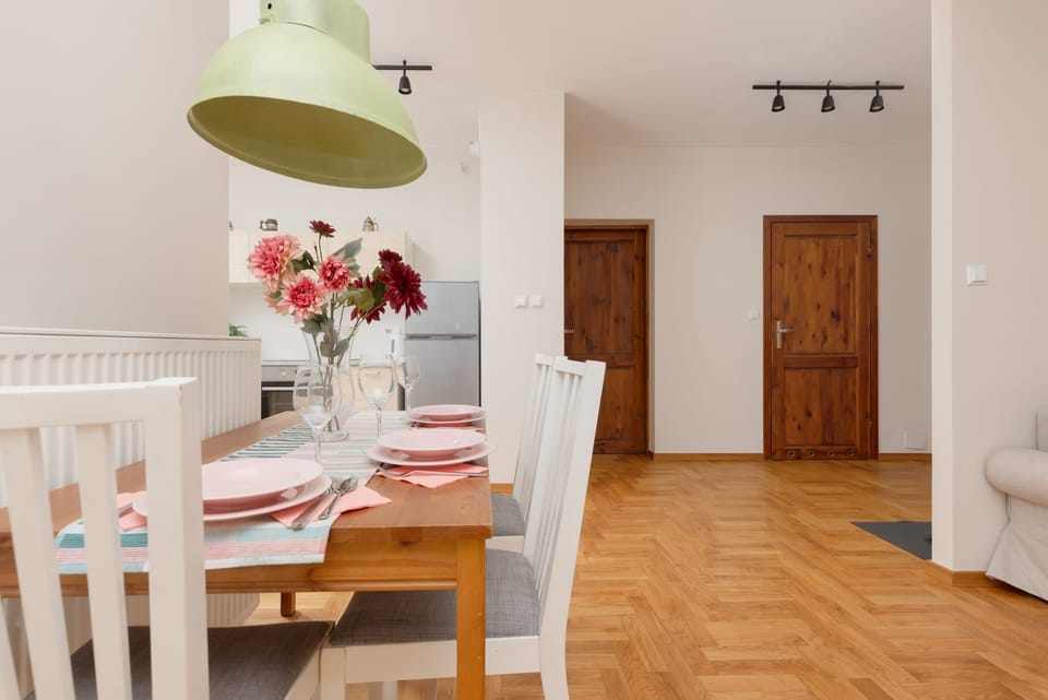 Stylish dining area with an elegant decor.
