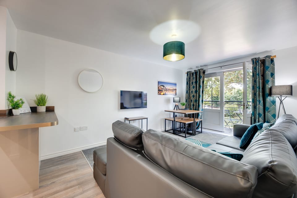Apartment | Living area | 50-inch Smart TV with digital channels