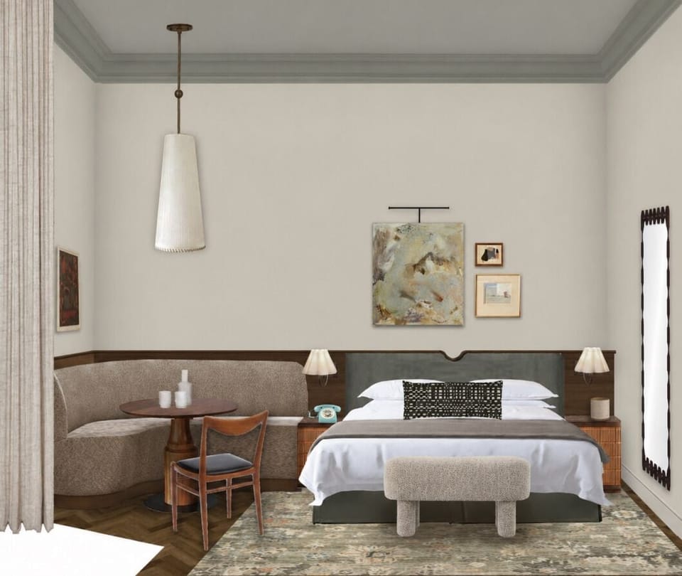 Premium bedding, down comforters, pillowtop beds, laptop workspace