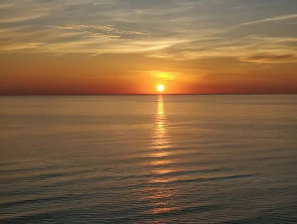 Sunset from our balcony