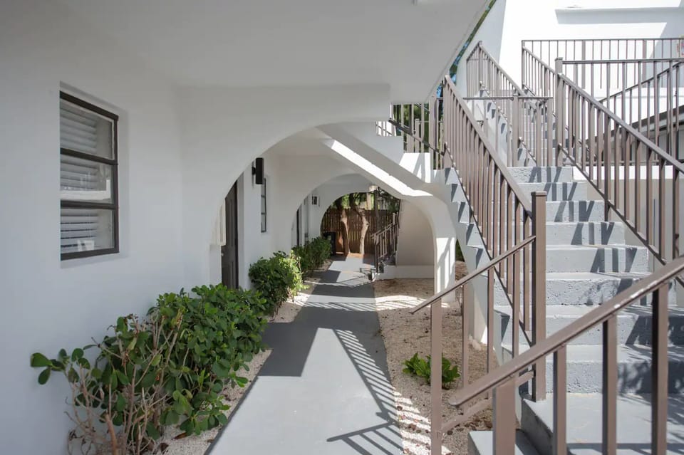 The walkway to your studio.