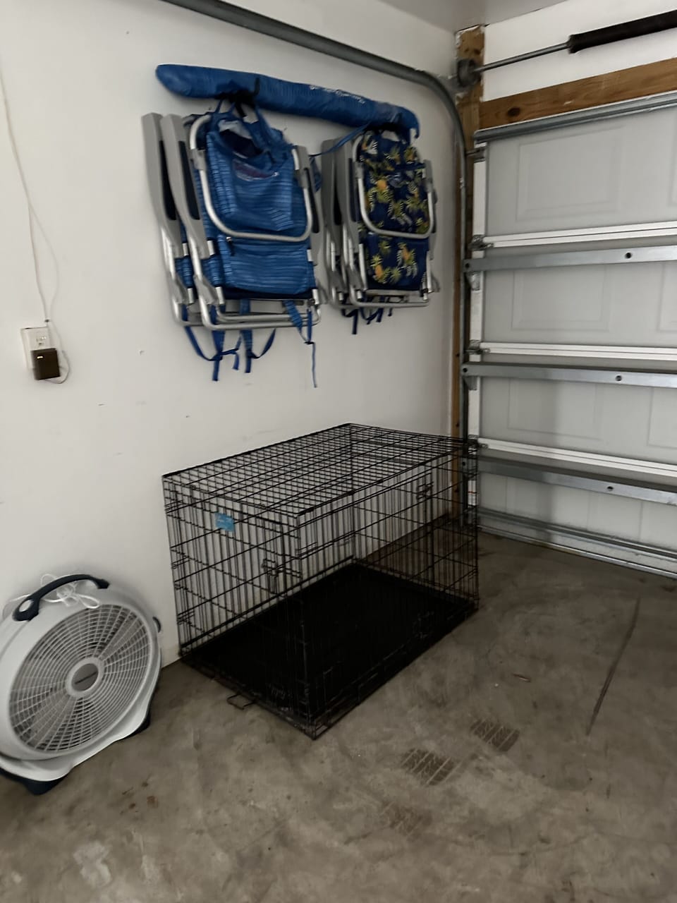 dog cage if you'd like to use for your dog