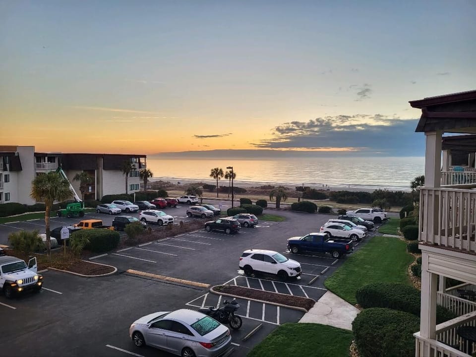 Sunrise on patio