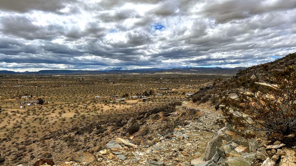 View above the Goat Mountain, 5 min away from Desert Gem