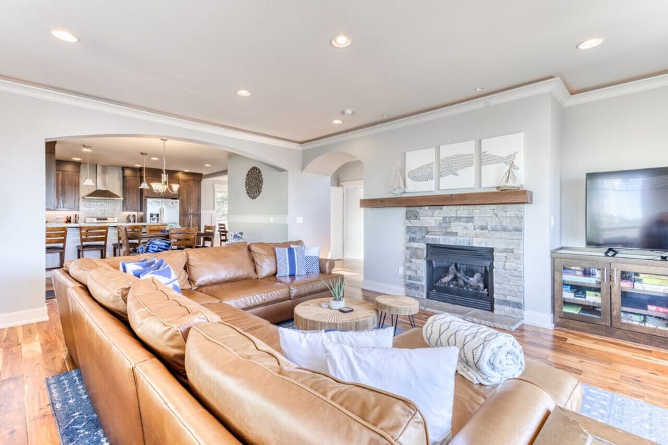 Main Living Room, with open concept to kitchen area