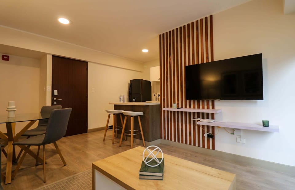 Living room with tv