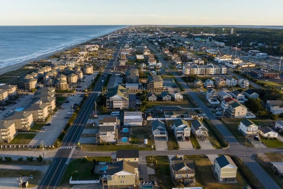 Aerial View and Distance to Beach