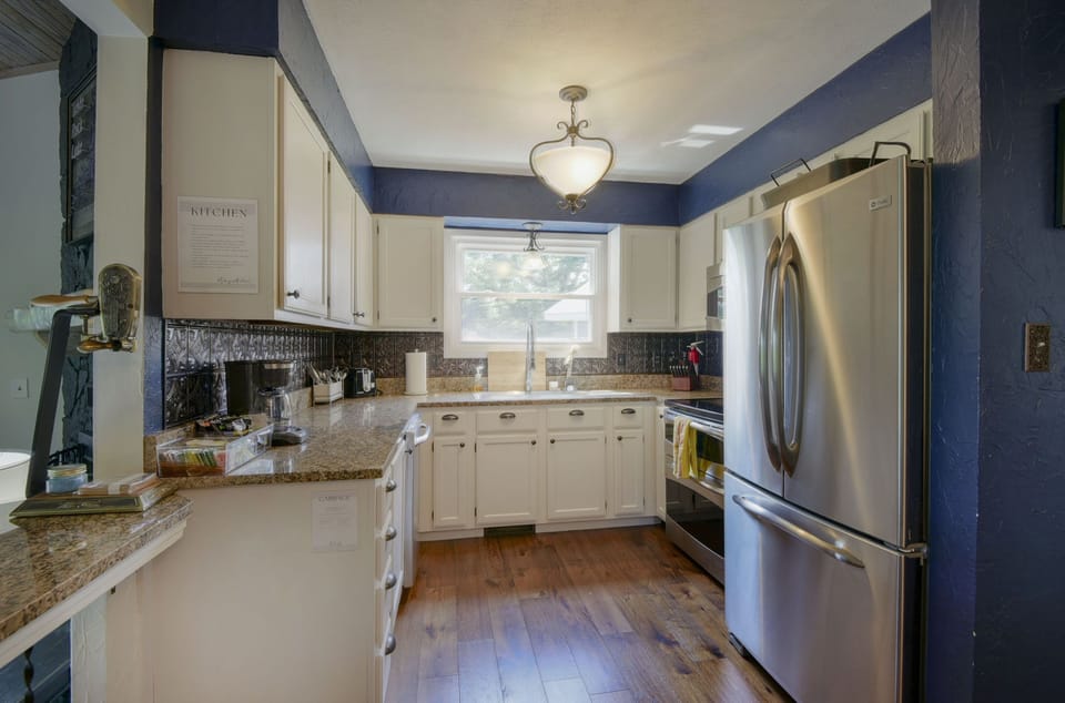 Fully stocked kitchen