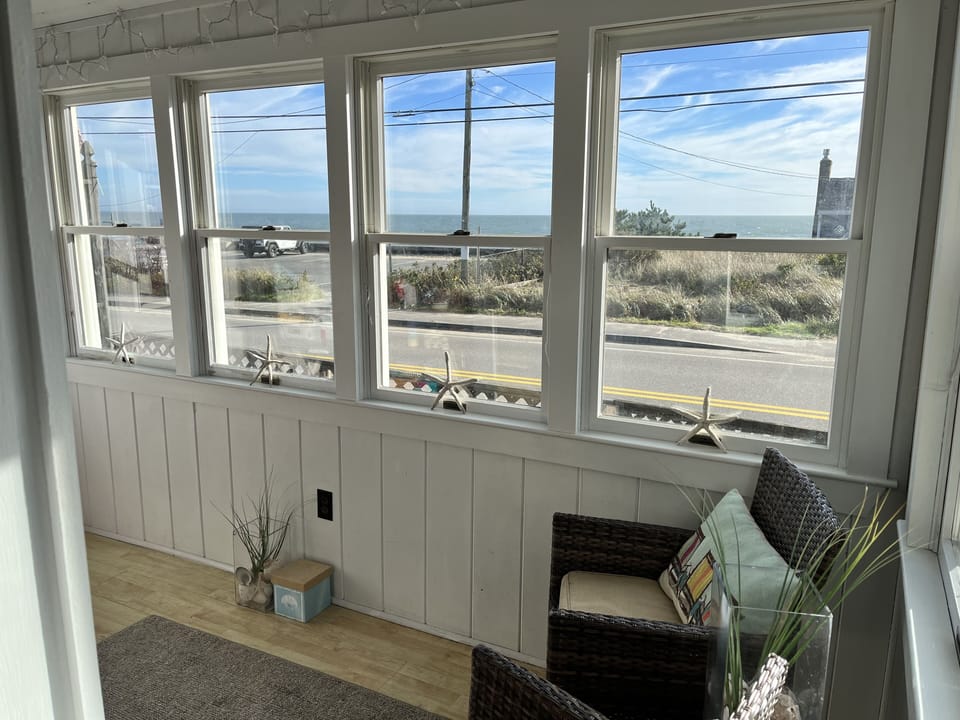 Beach Views from a sunny porch