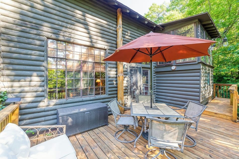 Enjoy the back deck.