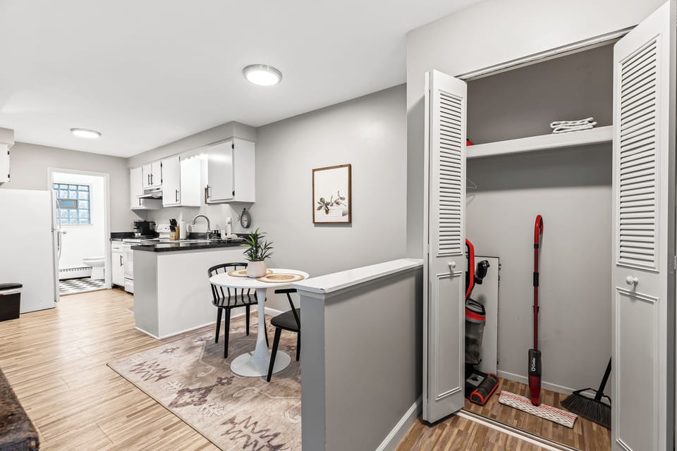 Stay refreshed and clean in our designated cleaning area.