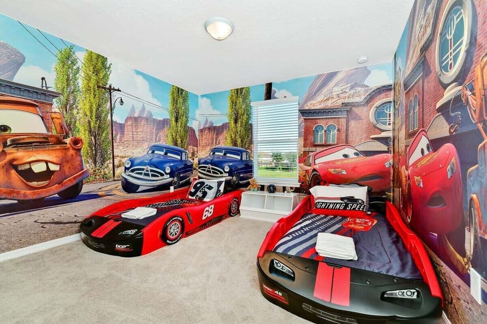 two single beds