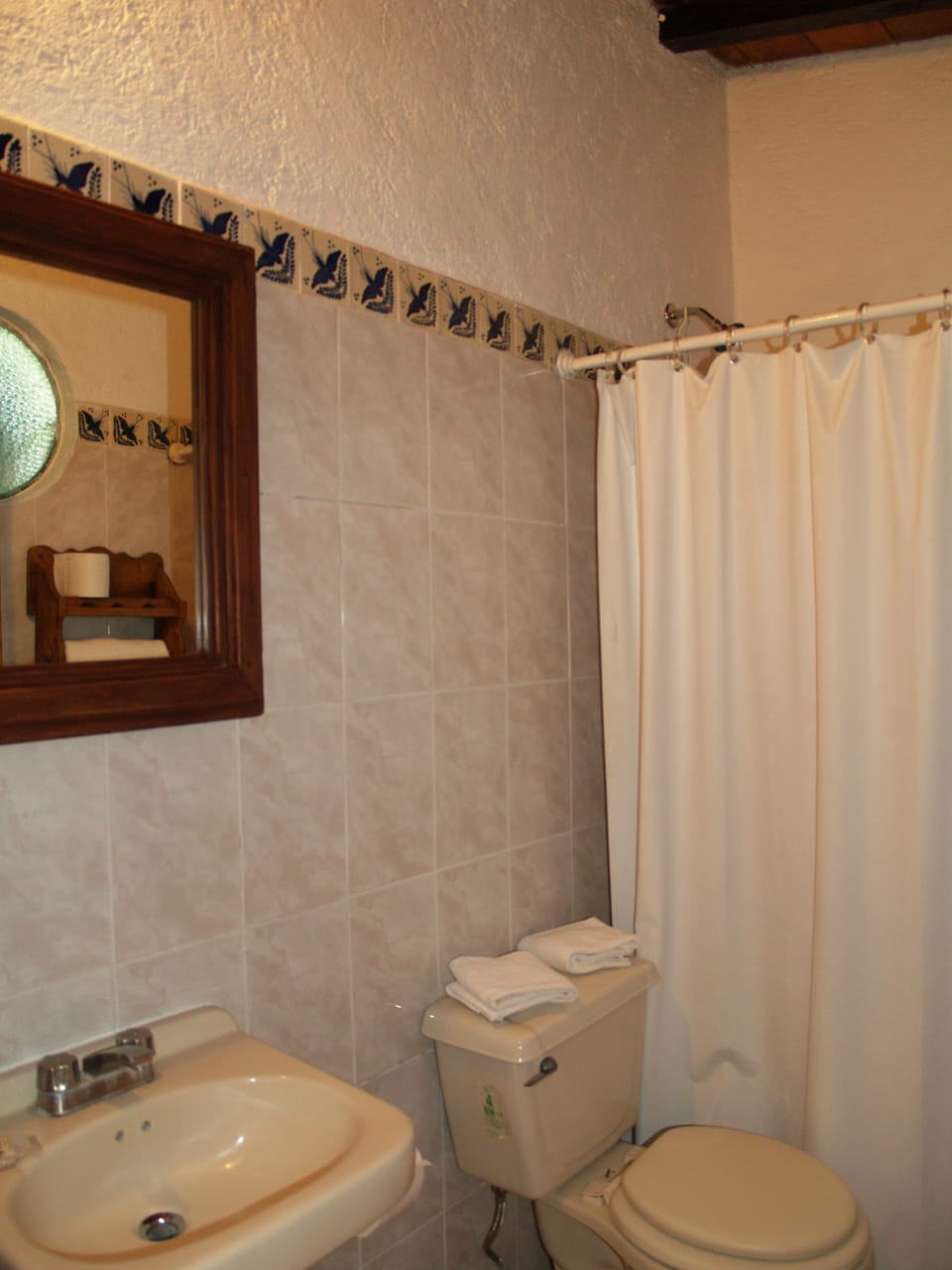 Shower, free toiletries, hair dryer (on request), towels