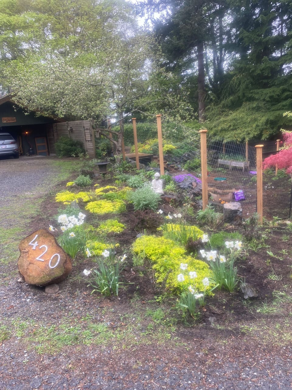 Driveway entrance