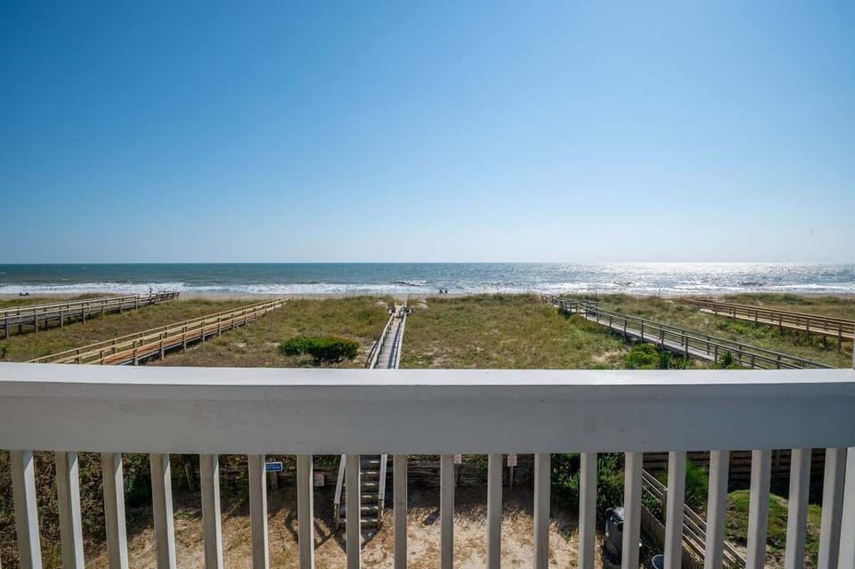 Oceanfront views - private beach access