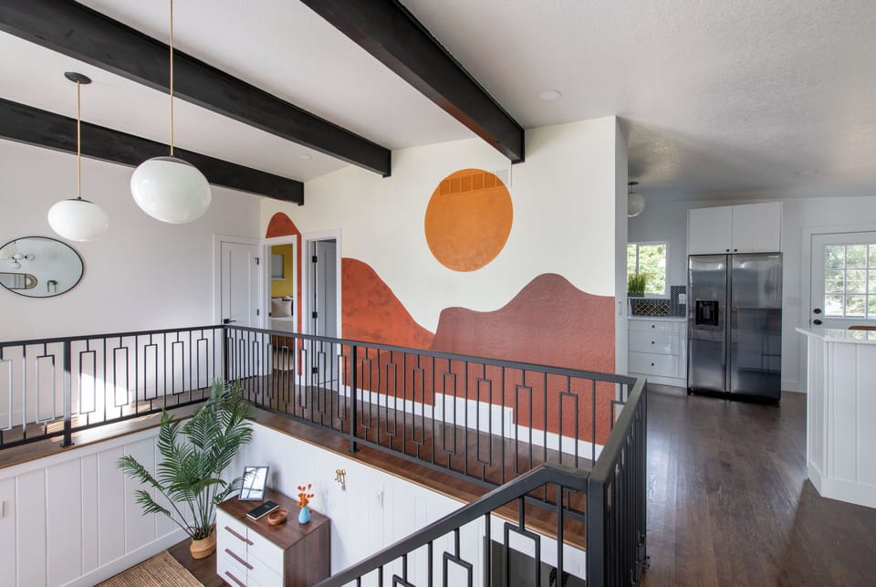 Come and enjoy the vibes of this 1960s midcentury dream.