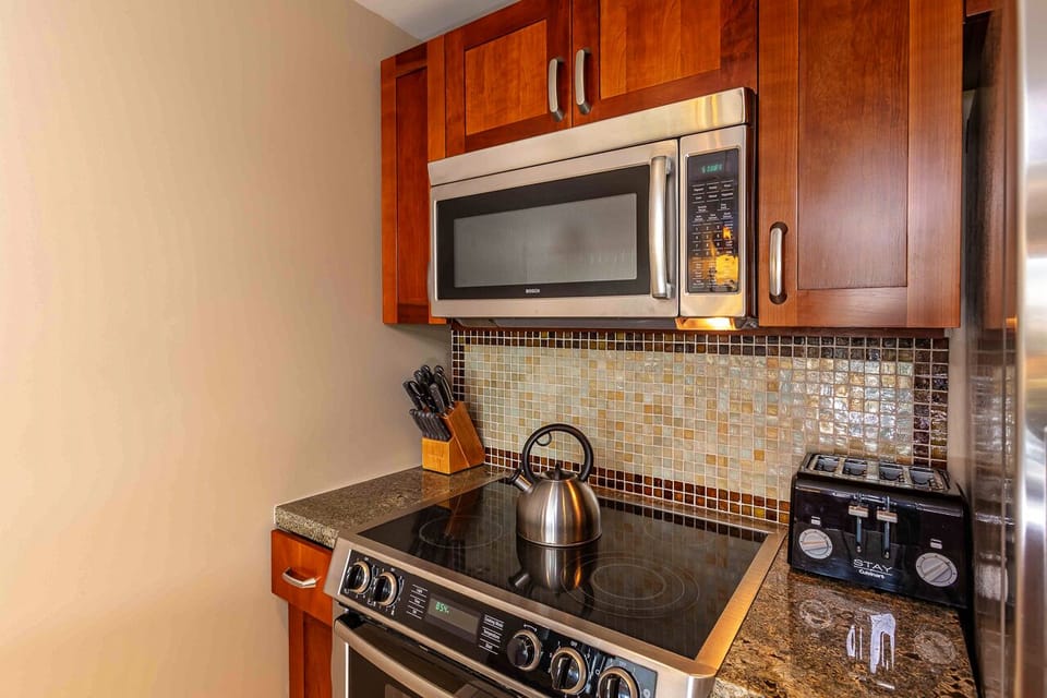 Everything you need to cook up your favorite meals during your stay.