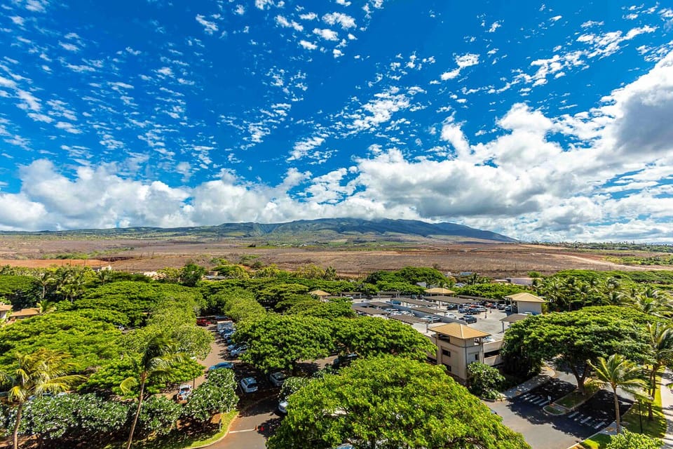 View of the West Maui Mountains from the lanai