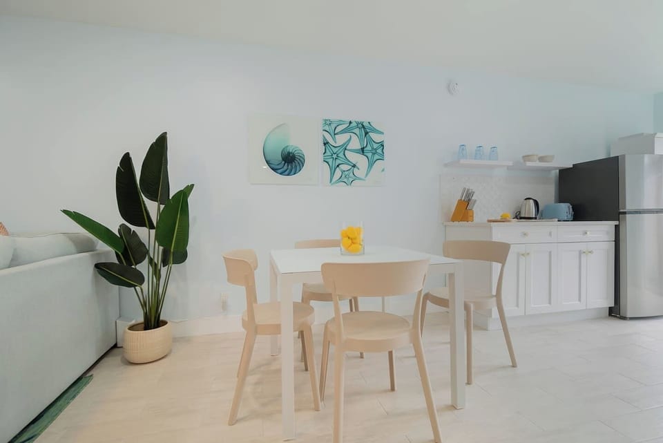 A cozy spot to enjoy meals together.