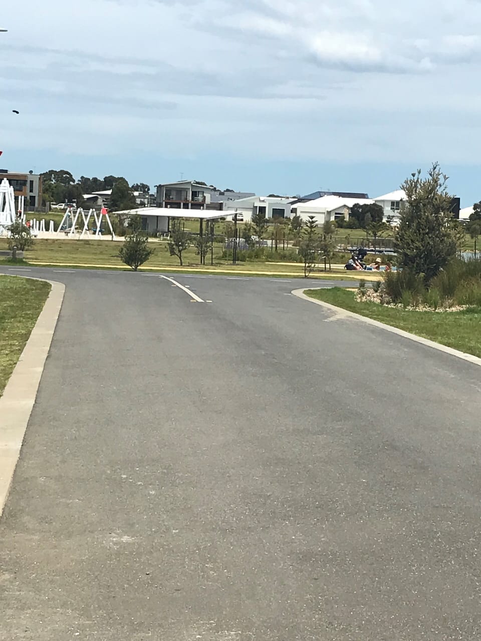 View of the park from the front of the property