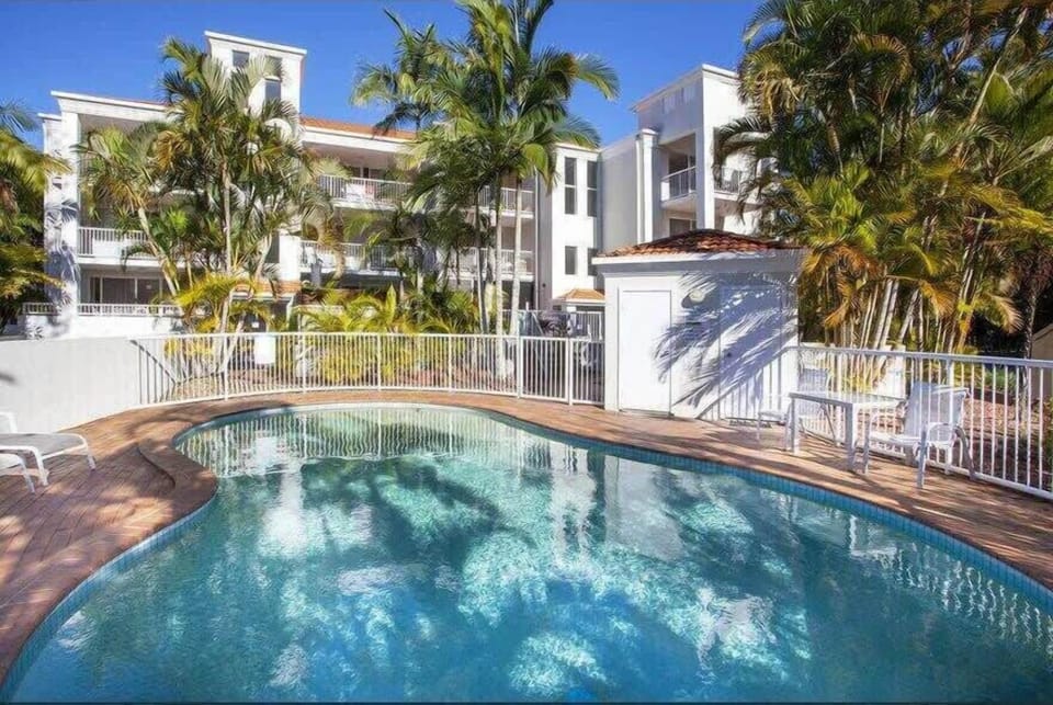 Communal pool in complex
