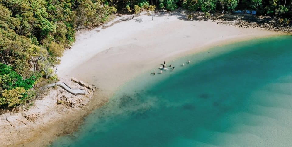 Secluded beach approximately 5 minute walk from the apartment