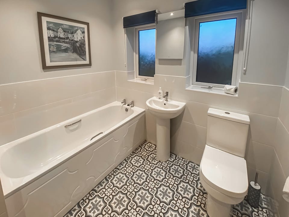 Bathroom | Sea View Cottage, Rhos on Sea