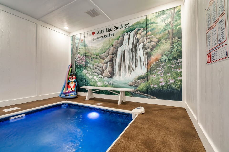 Heated Indoor Swimming Pool {3 feet depth}. 16X8 dimension