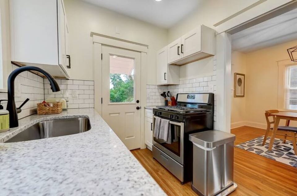 Fully stocked kitchen with everything you will need for a home cooked meal!