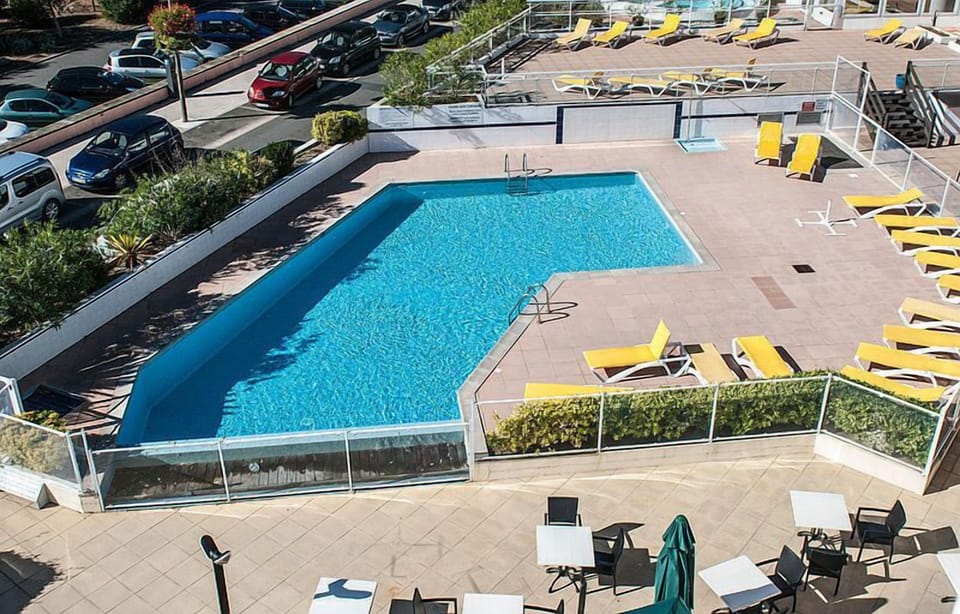 Soak up the Basque Country sun by the outdoor pool.