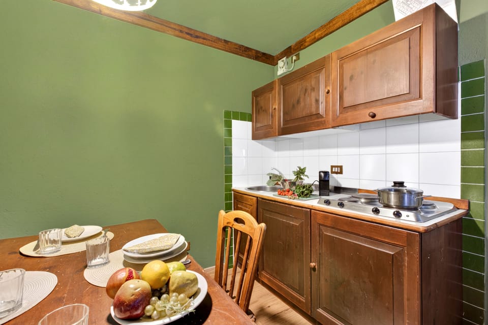 Kitchen and dining area