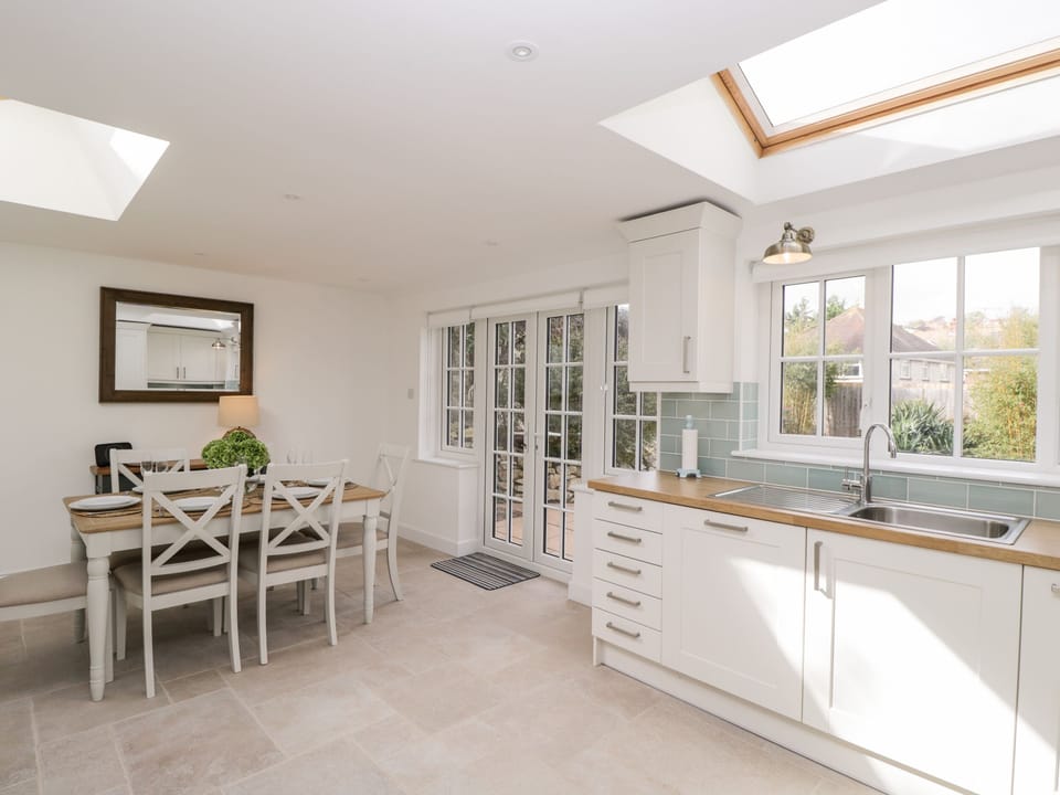 Fridge, dishwasher, electric kettle, toaster