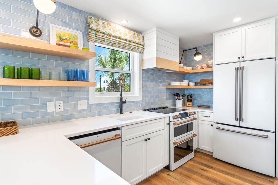High-end appliances throughout the kitchen