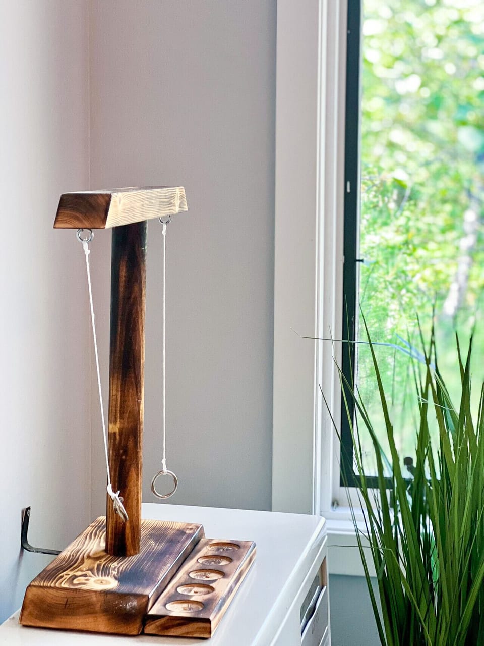Wooden Ring Toss Game