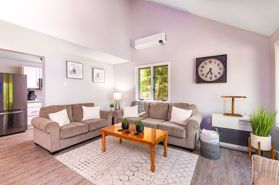 Make yourself at home in our stylish and comfortable living room.