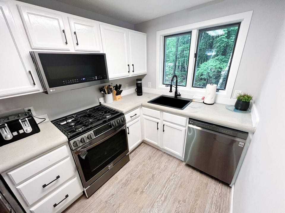 Experience the joy of cooking in this modern kitchen