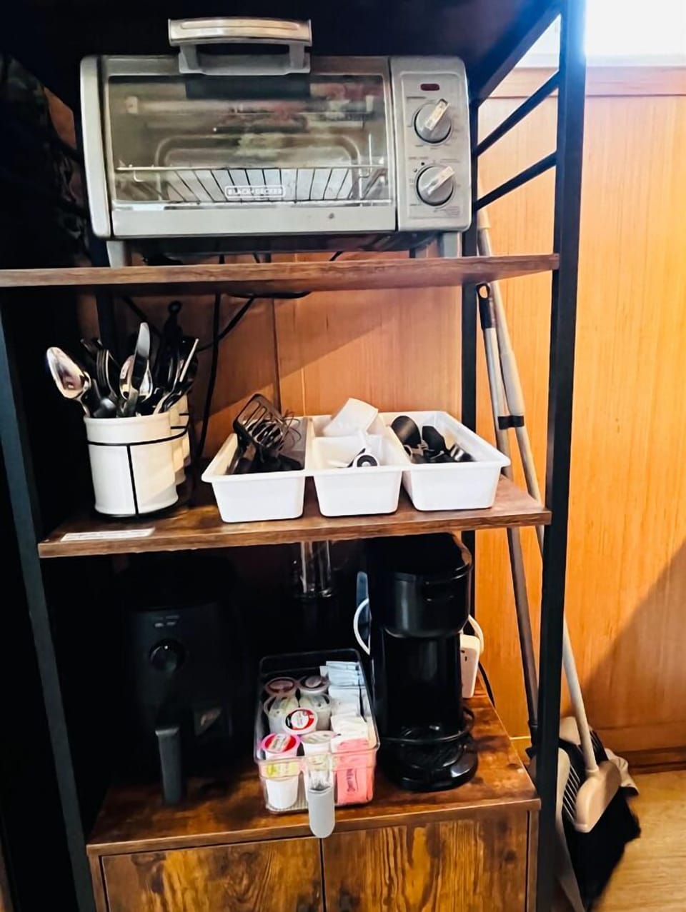 Your hosts provide you with basic cooking essentials, silverware, and cooking utensils.