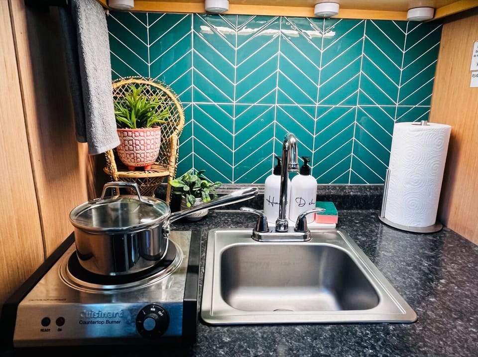 A hot plate is provided to you during your stay.